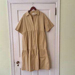 Tan Women's tiered dress S